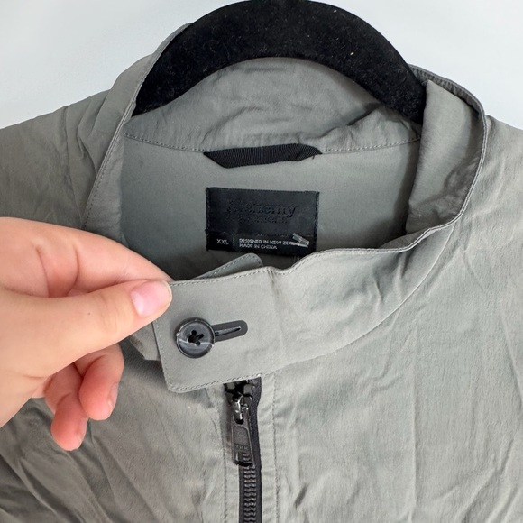 Alchemy Equipment Zip Up Snap Collar Long Sleeve Rain Jacket - Picture 4 of 4